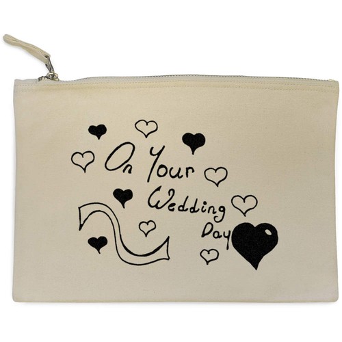 Canvas-Clutch/Accessoire-Tasch