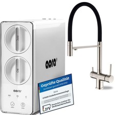  AORA GT600 Wasserfilter ohne Bohren – Direct Flow Umkehrosmose + 3-Wege-Armatur
