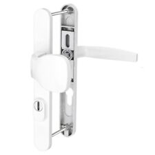 Schmalrahmengarnitur 92mm Weiß RAL9016 Nebeneingangstür Haustür Langschild 