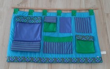 JAKO O, Hänge-,Wand-,Stoffregal,Organizer,Utensilo,blau/grün 87x 55 cm,m.Bef.