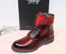 LORENZI Leder-Boots Lammfell