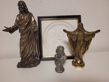 Jesus Prediger Figur Bronziert 30cm - Hochwertige Christus Statue Veronese + +