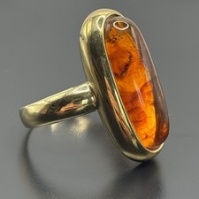 Edler Bernstein-Gold-Ring