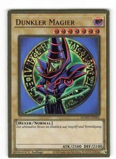 Yugioh DUNKLER MAGIER , mago-de002 Premium Gold Rare deutsch Near Mint 