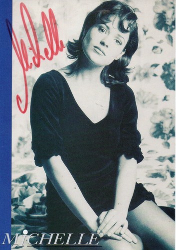 Autogramm michelle - autogramm,