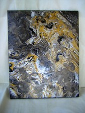 Einmaliges Abstraktes  Gemälde auf Leinwand 50x40cm,Handarbeit