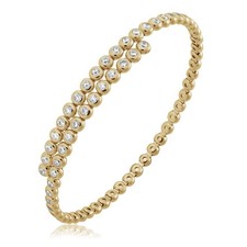 ARMBAND ARMSPANGE ECHT 925 SILBER ZIRKONIA ARMREIF SILBER ROSE GOLD AUSWÄHLBAR !