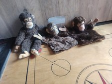 Seltene 3 STEIFF Affen