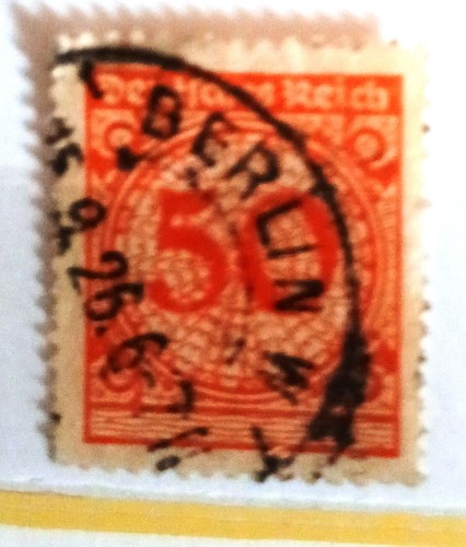 Briefmarke deutsches reich - deutsches,