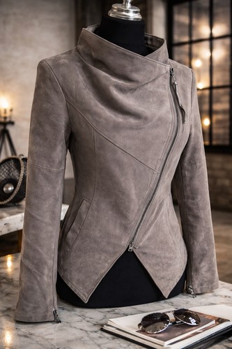 Divided bikerjacke taupe - bikerjacke,