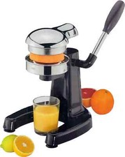 Cilio Zitronenpresse Limetten-Presse Orangenpresse Saftpresse Schwarz NEU