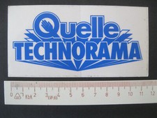 Quelle TECHNORAMA Sticker Aufkleber Reklame Werbung