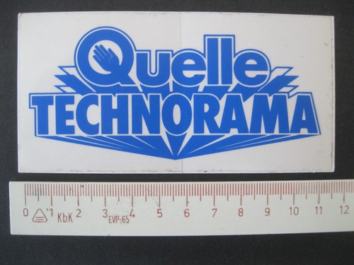 Quelle technorama sticker - quelle,