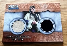Xena Beauty And Brawn Dual Costume Trading Card DC8 XENA  Lucy Lawless