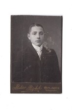 CDV Foto Feiner Junge -