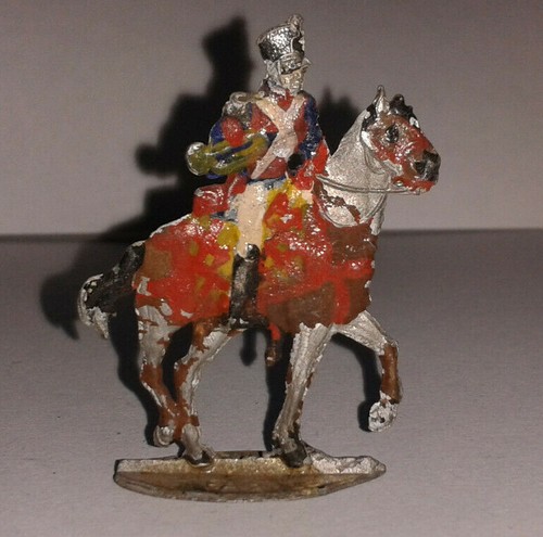 Zinnfigur flachfigur reiter - zinnfigur,