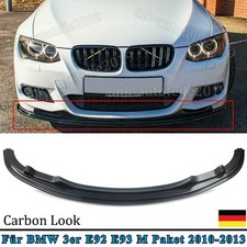 Frontspoiler Spoilerlippe Spoiler für BMW 3er E92 E93 M Paket LCI Carbon Look