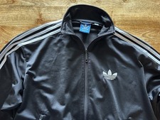 Adidas Firebird Sweatjacke Tracktop Oldschool Retro schwarz Gr. M - TOP