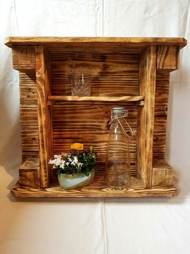 Holzregal wandregal - holzregal,