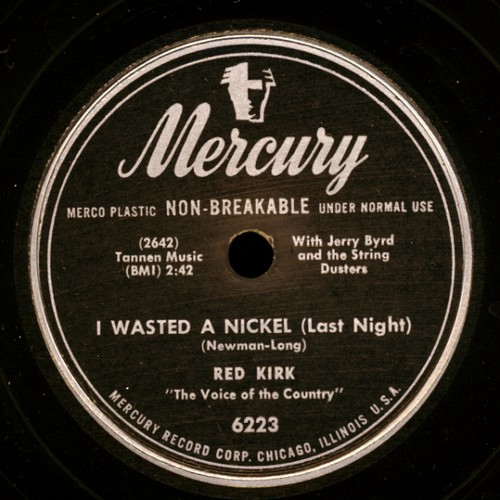 Red kirk wasted nickel - red, /