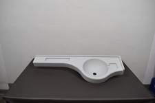 Eura Mobil Waschbecken grau