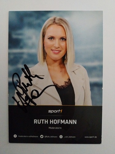 Ruth hofmann autogramm - ruth,