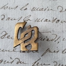 Monogramm Buchstaben Messing