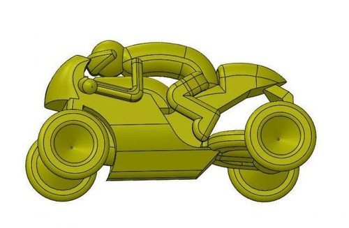 Miniatur gedruckte rad - gedruckte, 4-rad