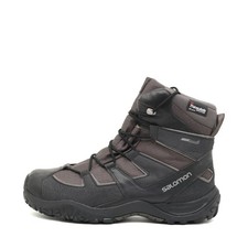 Salomon Herren 368970 Stiefel Schwarz Grau Textil Wanderschuhe EU 45 1/3