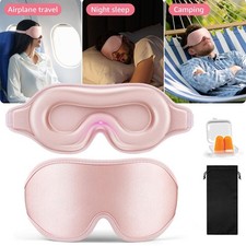 Schlafmaske - 3D Augenmaske - Atmungsaktiv - Blickdicht - Seitenschläfer - Reise