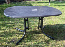 Gartentisch,oval,Leichtmetall