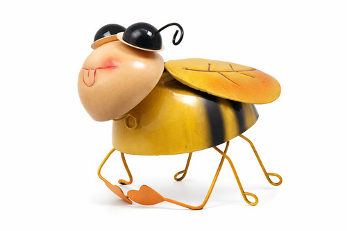 Blechfigur biene metallfigur - blechfigur,