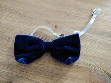 Dunkelblaue Samtschleife, Fliege,  Jungen, Kommunion, Hochzeit