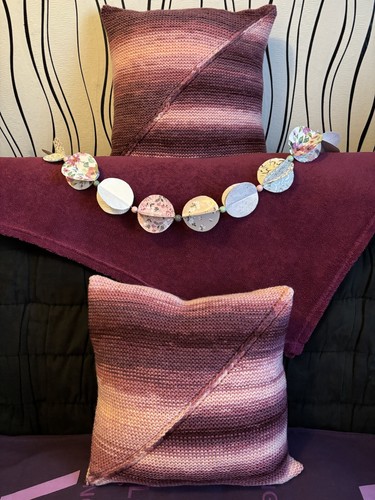 Handmade strickkissen - 2,