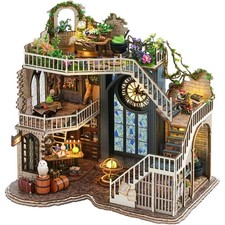 Miniatur puppenhaus holz - miniatur,