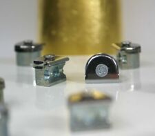 * 8 Stück USM Haller Halter + Klemme + Schraube für z.B. Auszug Klappe Scharnier