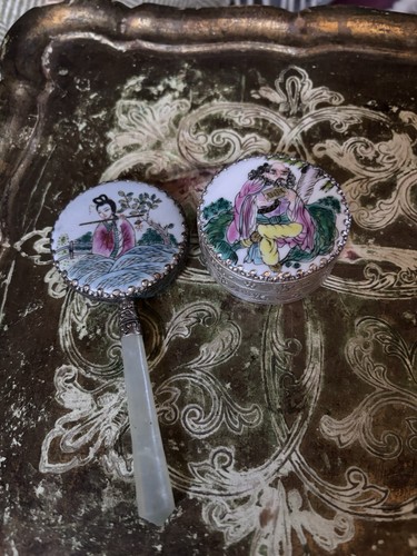 Vintage chinesische emaille - vintage,
