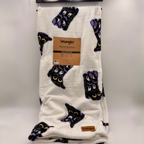 Wrangler oversized plush throw - wrangler,