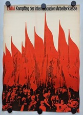 Plakat 1. Mai Kampftag Rote
