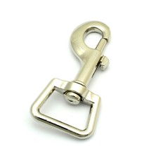 10 Karabinerhaken mit Wirbel