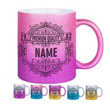 Geburtstag glitzer tasse - geburtstag, 2