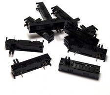 10x Preh Schiebe-Potentiometer, 10 kOhm linear, kleine Bauform, 13 x 50 mm, NOS