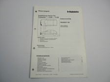 Peugeot 106 Einbauanleitung Webasto Thermo Top BW 50 DW 50 Heizung 1997