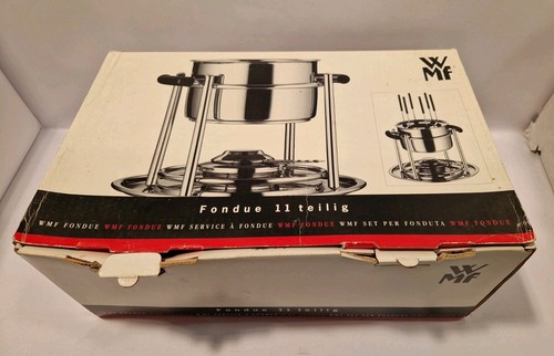 C19 wmf edelstahl fondue - edelstahl,