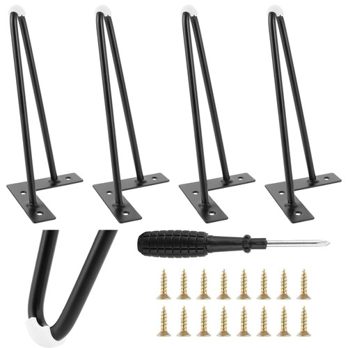 Set furniture feet black - 4,