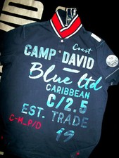 Camp David Poloshirt Neu blau