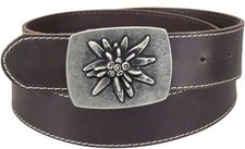 Trachtengürtel mit Edelweiss