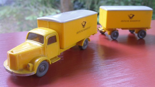 Wiking postlastzug mercedes - wiking,