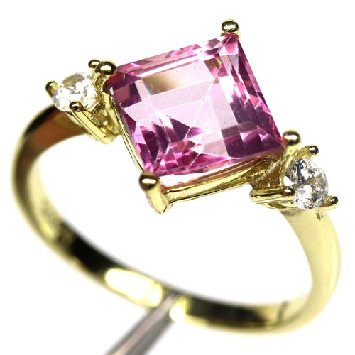 Pink mystic topas ring 925 - mystic,