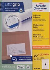AVERY Zweckform 3655 ultragrip Versandetiketten 210 x 148 mm Menge nach Auswahl